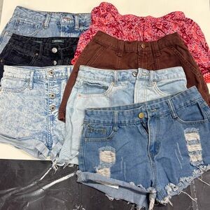 Huge bundle lot Women’s juniors shorts size 0 summer shorts Hollister beach